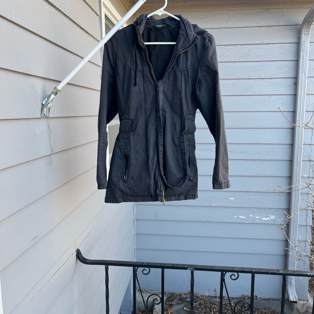 Kavu Charcoal Gray Jacket with Gold Zipper - Picture 2 of 6
